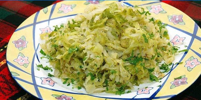 Pickled Savoy kål salat