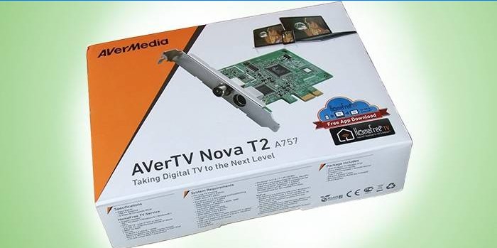 Tuner til computeren AVerMedia Technologies i pakken