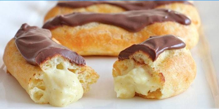 Hjemme eclairs