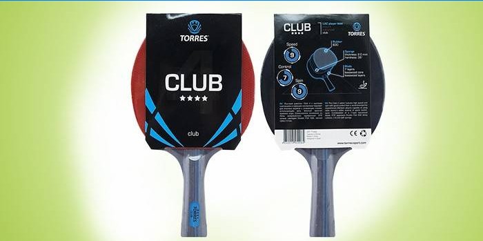 Rackets til bordtennis Torres club 4