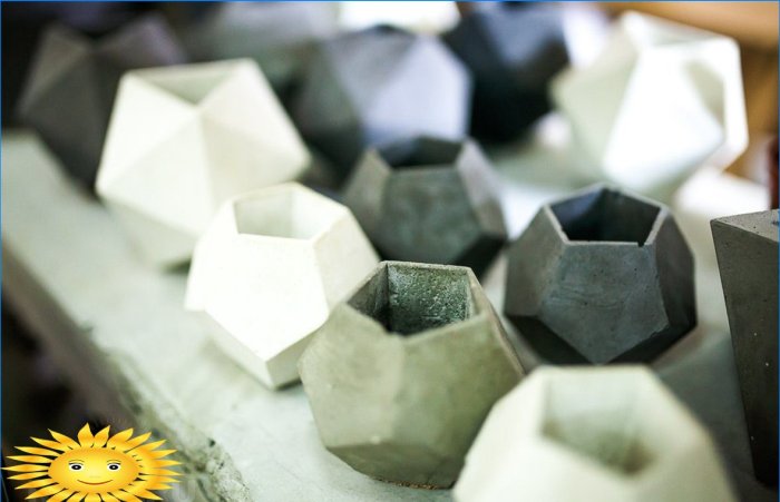 Arkitektonisk beton: typer, omfang, fotoeksempler