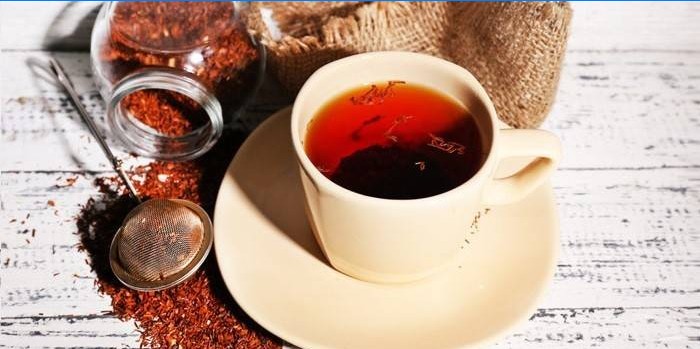 Rooibos-te i en kop