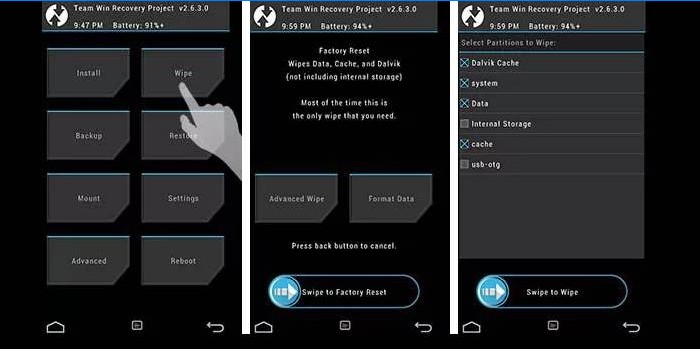 Tør på Android