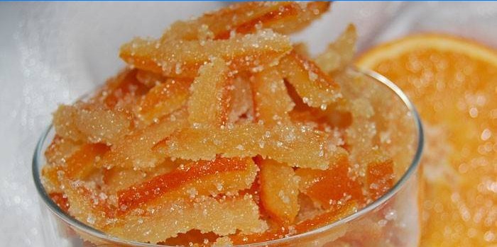 Tilberedt kandiseret appelsin