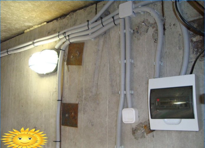 Garage elektriske ledninger