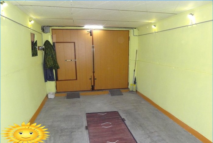 Placering af lamper i garagen