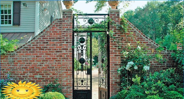 DIY gate: fotos og idéer til dekoration