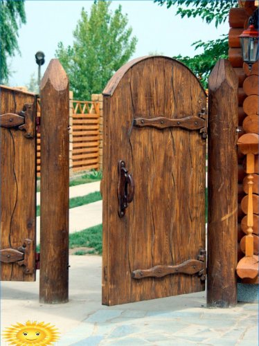 DIY gate: fotos og idéer til dekoration