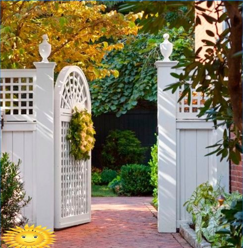 DIY gate: fotos og idéer til dekoration