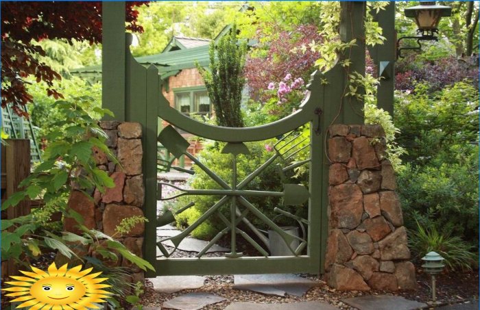 DIY gate: fotos og idéer til dekoration