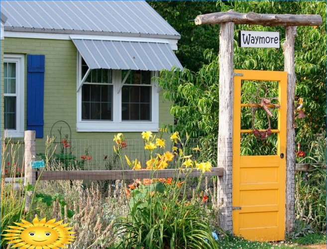 DIY gate: fotos og idéer til dekoration