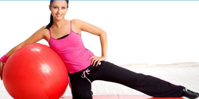 Fitball øvelse