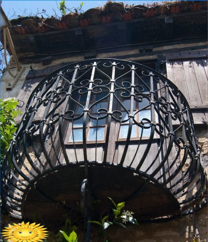 Fransk balkon: typer, funktioner, arrangement