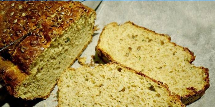 Hjemmelavet Dukan diæt brød ved angreb