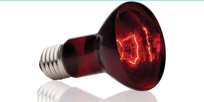 Infrarød lampe
