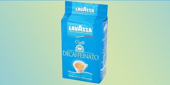 Lavazza Caffe Decaffeinato koffeinfri kaffeemballage