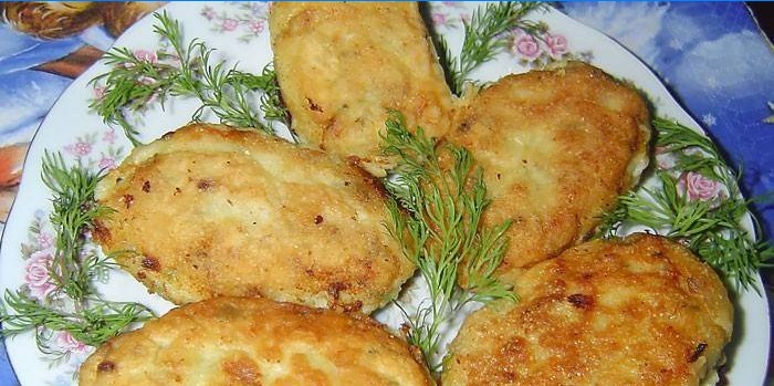 Stegte fiskekager