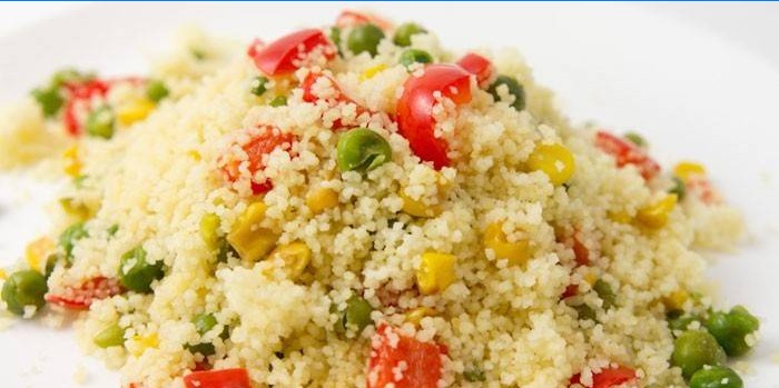 Couscous med grøntsager