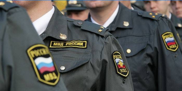 Medarbejdere ved Russlands indenrigsministerium