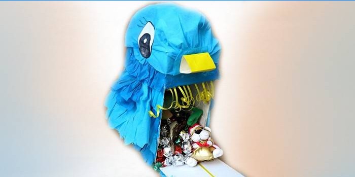 Pinata med slik og slik indeni.