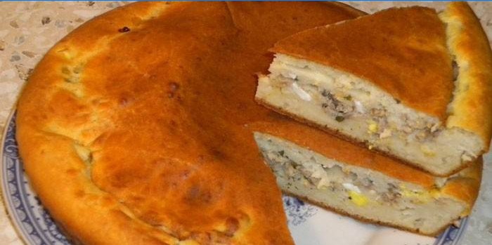 Kefir og creme fraiche-dejen med velsmagende påfyldning