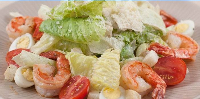 Caesar salat med kirsebær