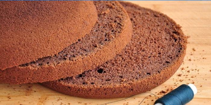Chokolade Chiffon svampekage