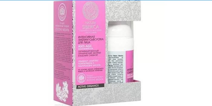 Anti-aging serum til hudkombination Natura Siberica pr. Pakke