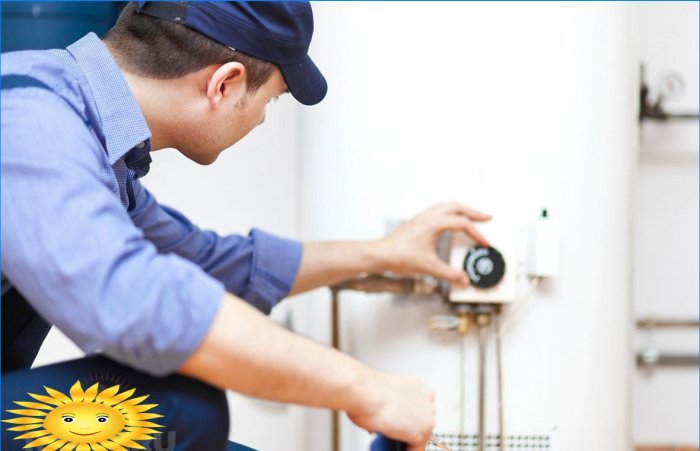 Regulering af temperaturen på gas kedel