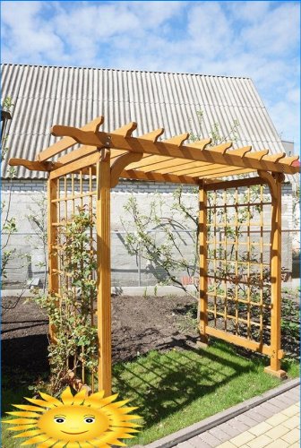 Understøtter, buer, buskeholdere og espalier i haven