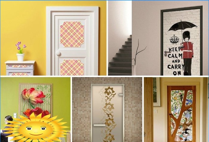 14 ideer til dekorering af en indvendig dør