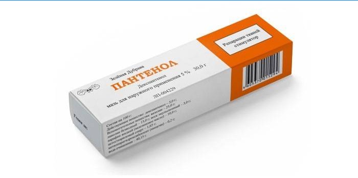 Panthenol salve