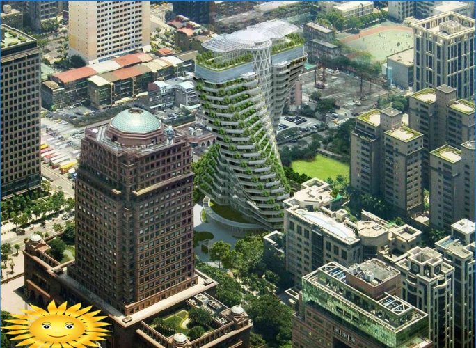 Agora Garden - en øko-skyskraber i Taipei