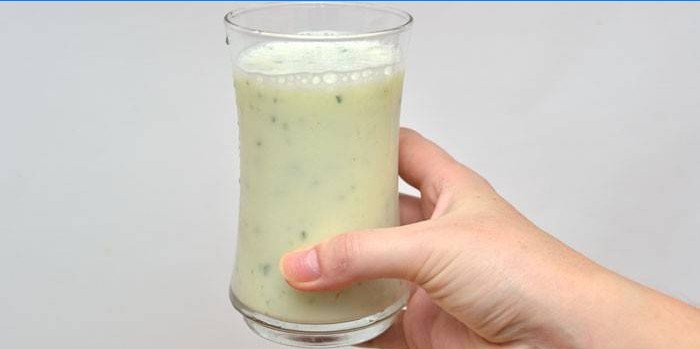 Ayran i et glas