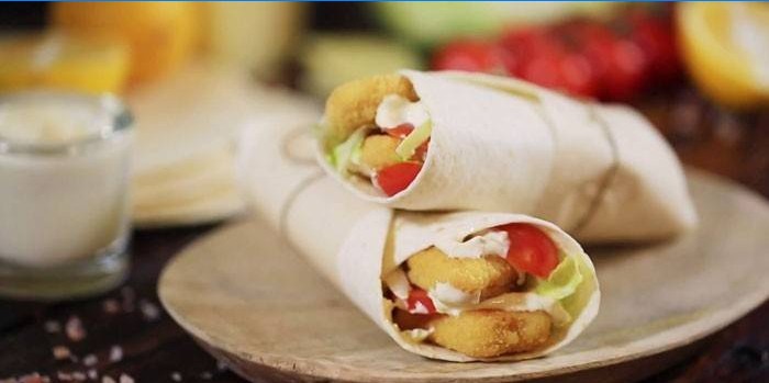 Caesar Roll med Nuggets