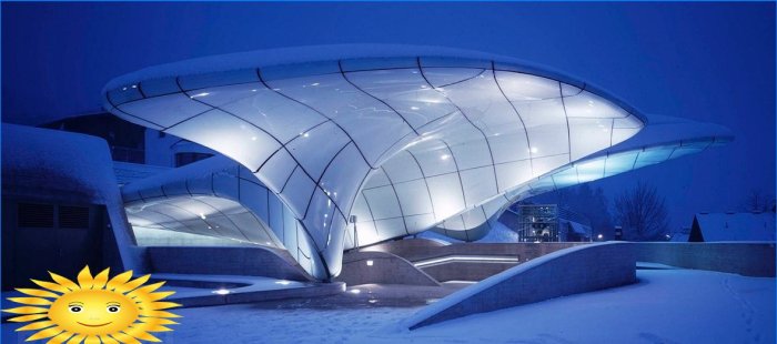 De mest berømte bygninger af arkitekten Zaha Hadid