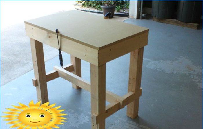 DIY møbler: klapbord