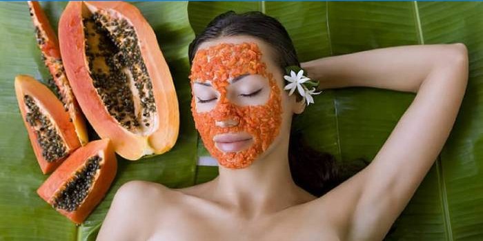 Papaya-maske