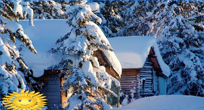 Fotosamling: Russisk vinter i landsbyen
