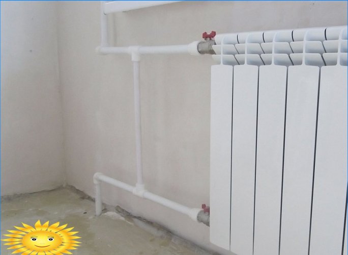 Funktioner ved installation og udskiftning af radiatorer i nye bygninger