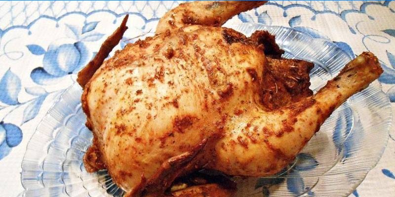 Hel kylling kogt i en pose
