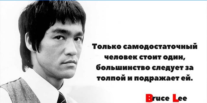 Citat fra Bruce Lee