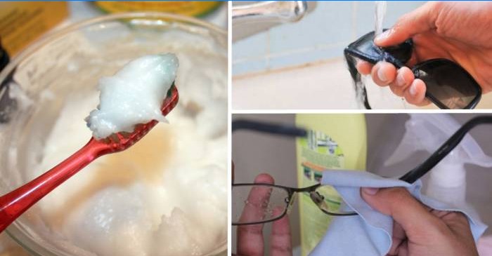 Fjernelse af ridser på linser med tandpulver