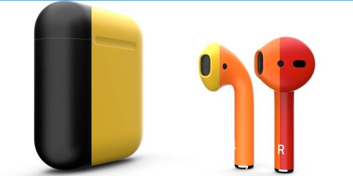 Apples farvede AirPods