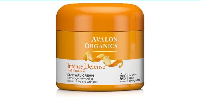 Avalon Organics, fornyelsescreme med C-vitamin