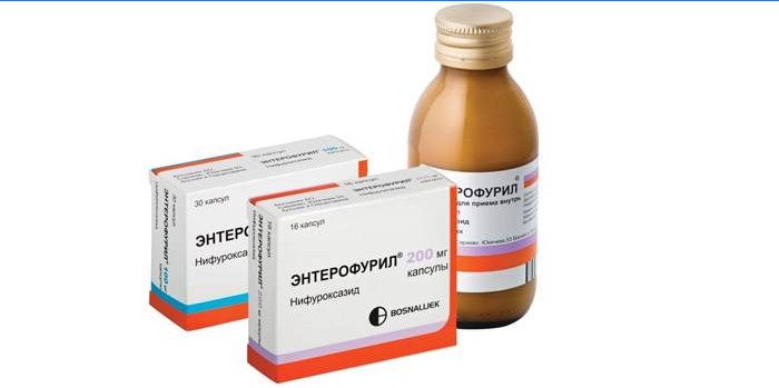 Enterofuril kapsler og sirup