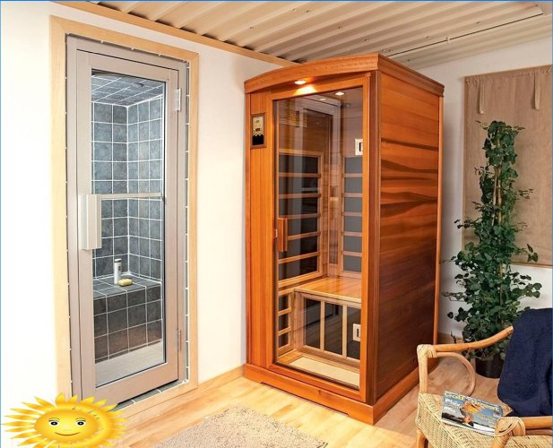 Sauna i en lejlighed: eksempler, priser, egenskaber