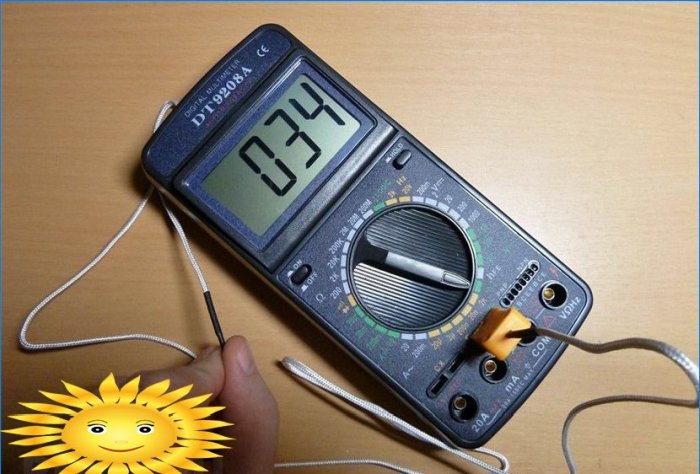 Temperaturmåling med et multimeter