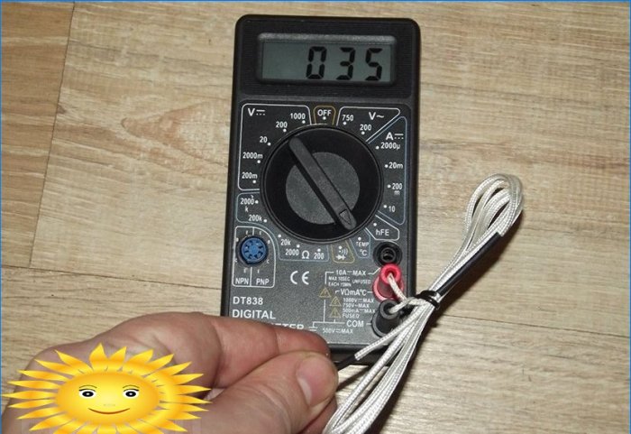 Termoelement multimeter