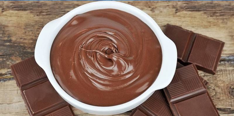 Med chokolade